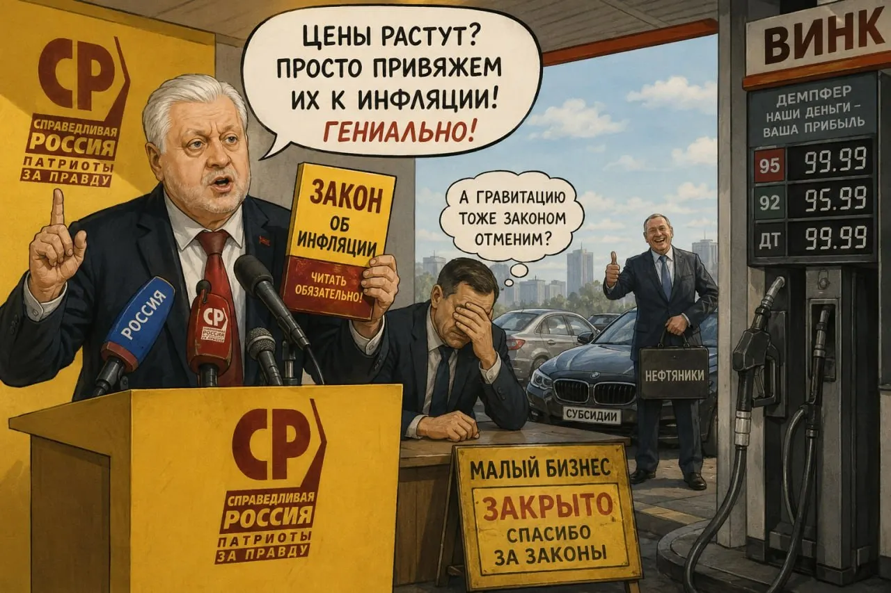 Предприниматель обвинил депутата в популизме и пустых репостах после призыва ограничить рост цен на бензин и дизель уровнем инфляции; в отрасли сейчас дефицит и повышенное давление крупных игроков.