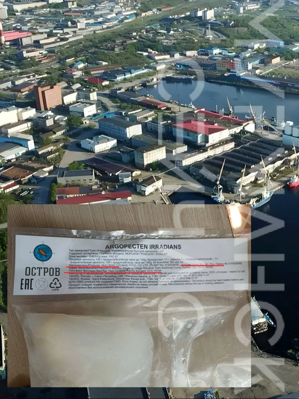 В&nbsp;Мурманске в&nbsp;рыбном магазине обнаружили гребешки с&nbsp;маркировкой «Made in&nbsp;China»