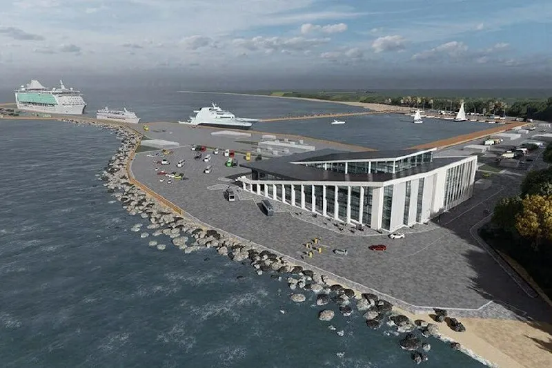 Экспертиза отклонила проект международного морского терминала для приёма круизных и грузопассажирских судов в Пионерском. Работы планировалось вести на улице Портовой; документ о заключении выдан 13 июля 2026 года.