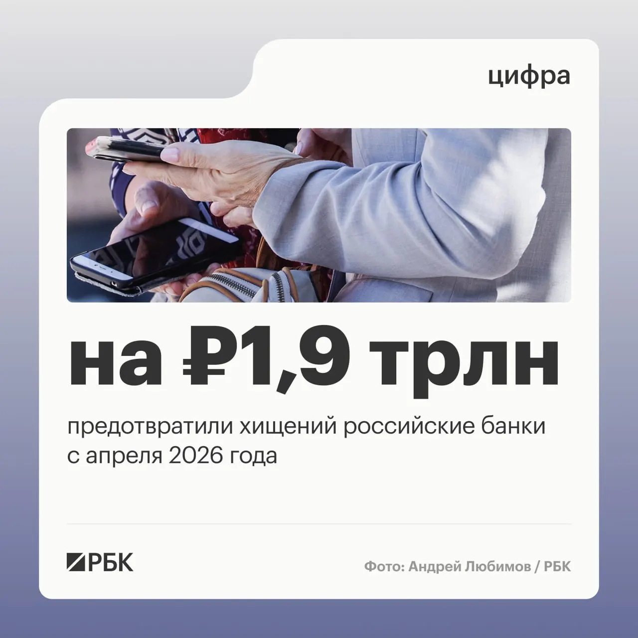Во втором квартале 2026 года банки зафиксировали примерно 17,5 млн попыток хищений на сумму около 1,9 трлн рублей; доля возмещения выросла до 7%.
