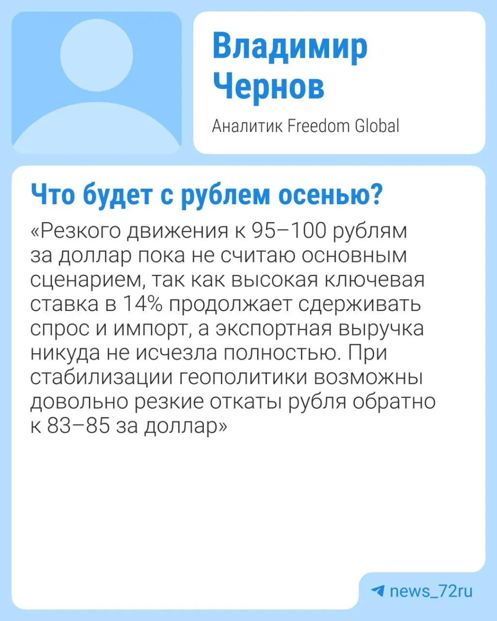ЦБ поднял официальный курс доллара до около 85,95 рубля на конец августа. Эксперты прогнозируют дальнейшее ослабление рубля в сентябре.