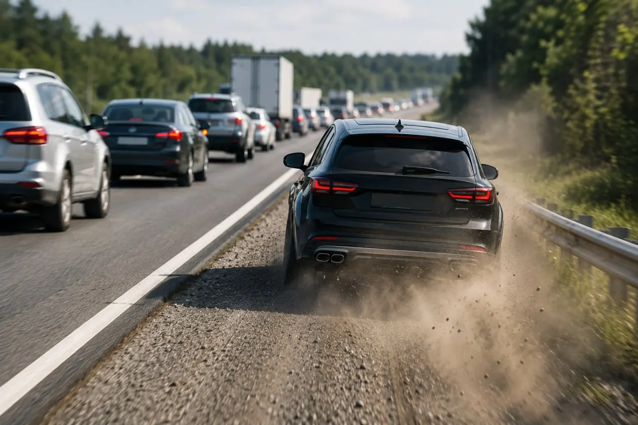 Автоассоциация предложила повысить штраф за езду по обочине, чтобы снизить нарушение правил на дорогах и повысить безопасность.