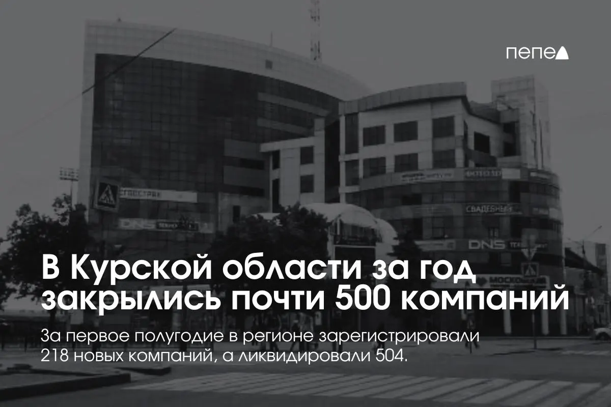 За год в регионе число зарегистрированных юридических лиц снизилось, а число ликвидированных — значительно выросло.