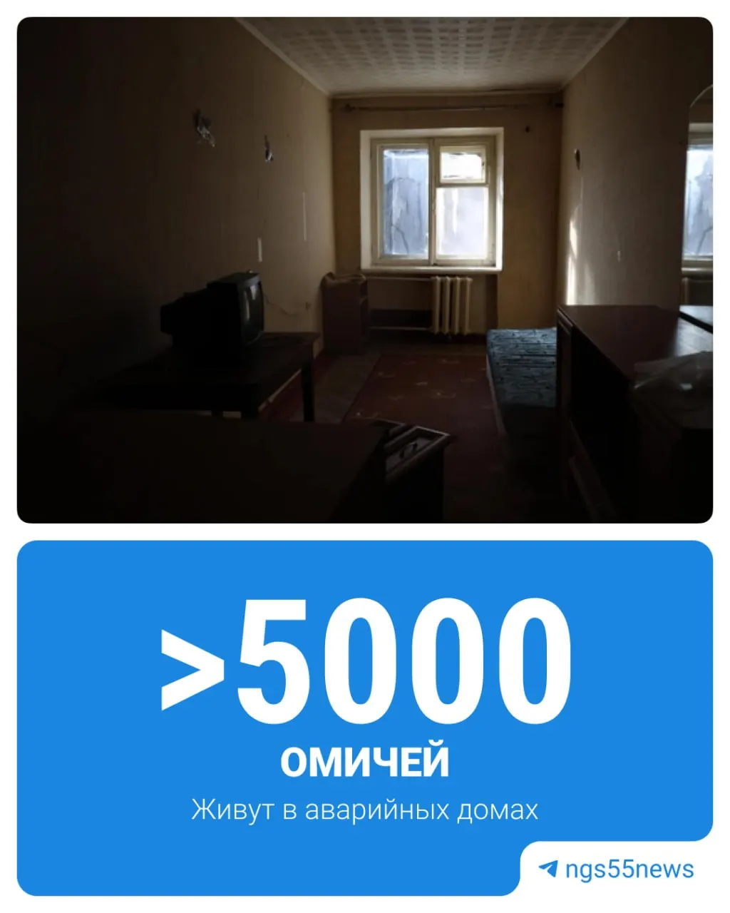 В Омске почти 200 аварийных домов; на полное расселение требуется свыше 11 млрд рублей, но бюджет региона пока не позволяет ускорить процесс.