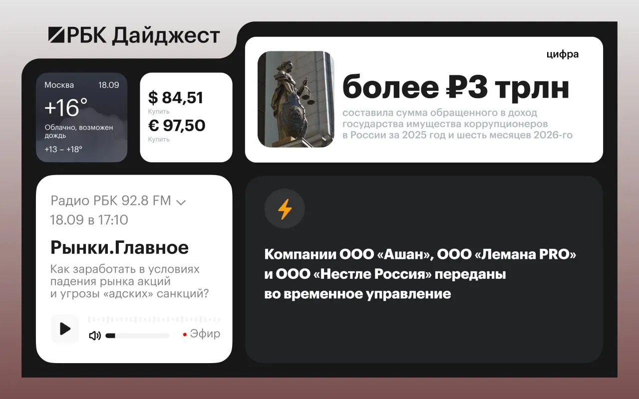 Коротко о самых важных событиях: экономическое совещание, временное управление крупными компаниями, обмен пленными и другие новости.