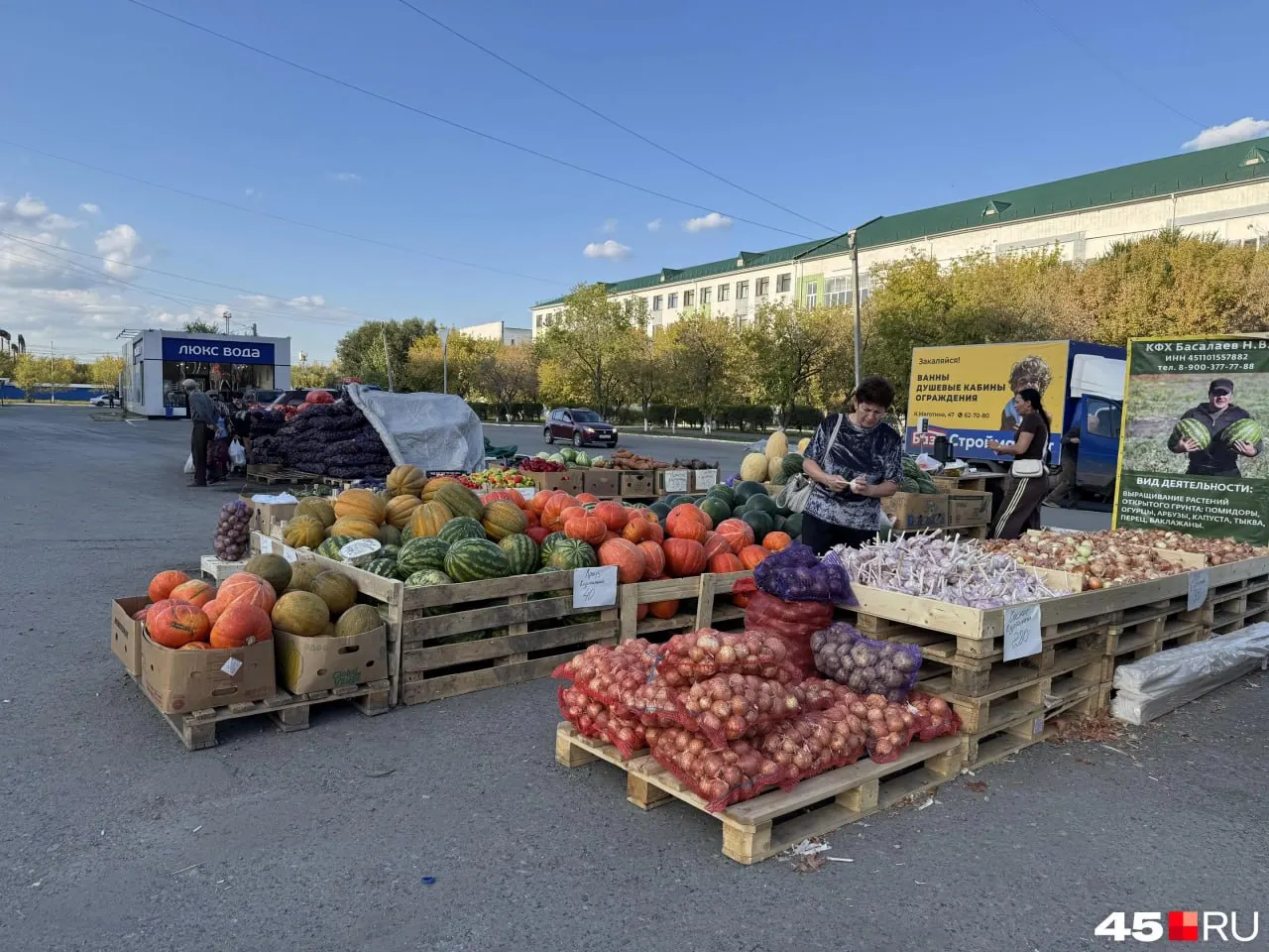 Свежие fрукты и oвощи региона снова подорожали и подешевели: лук, арбузы, дыни и другие позиции по разным ценам.