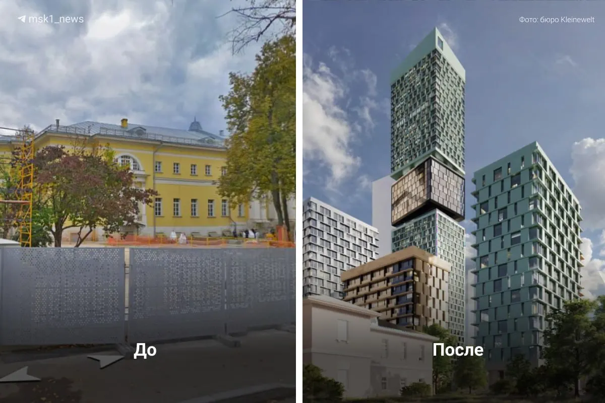 На месте старого медицинского учреждения планируется возведение элитного жилого квартала и создание культурного центра рядом, а часть корпусов подлежит сносу.