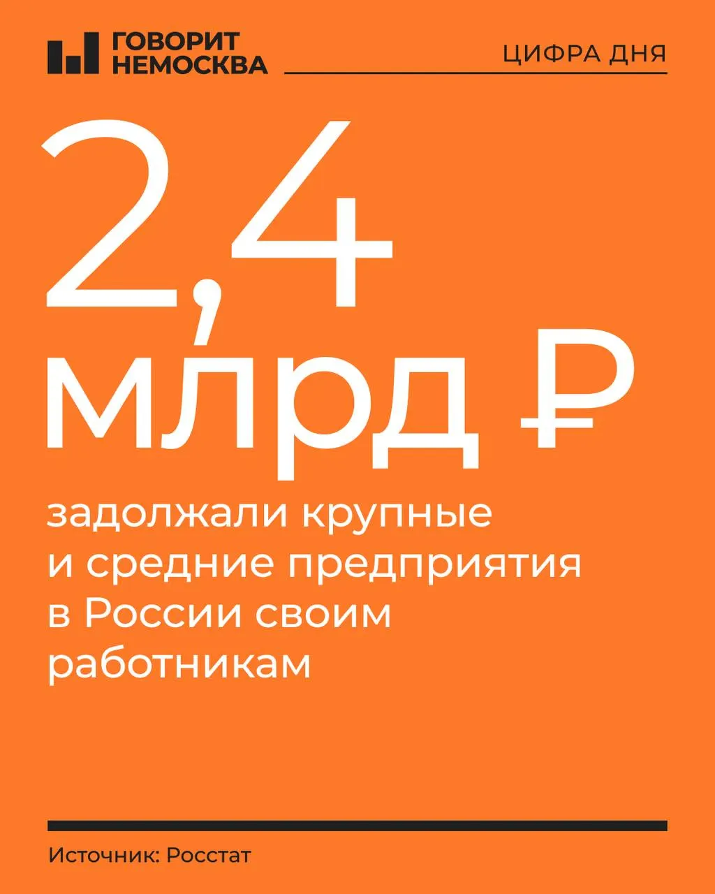 Суммарная просроченная задолженность по заработной плате на крупных и средних предприятиях к 1 сентября достигла более 2,4 млрд руб., увеличившись на 18,9% за месяц.
