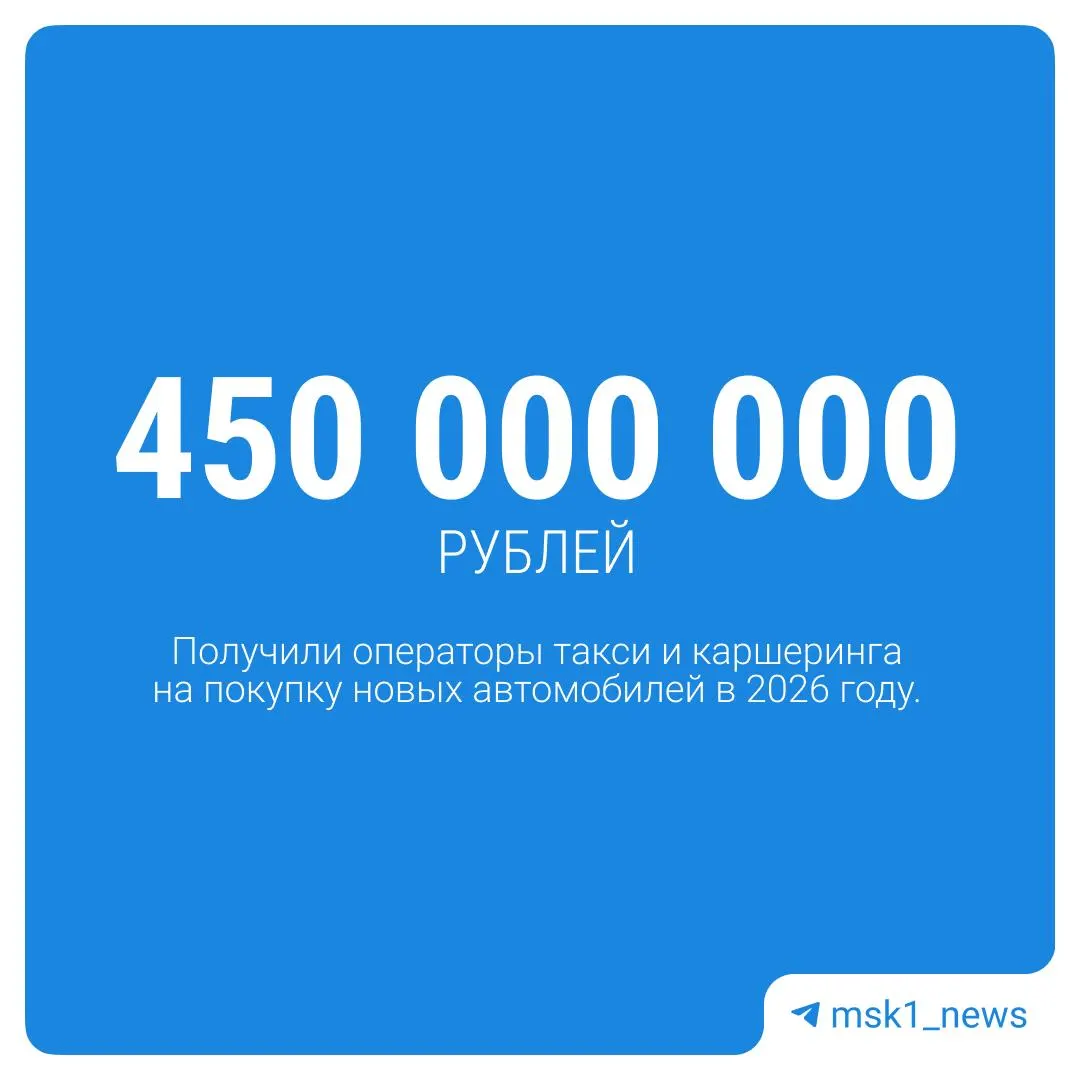 Столица отмечает значительный рост автомобилей в сервисах такси и каршеринга за счет выделения средств на развитие отрасли.